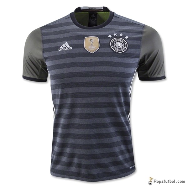 Camiseta Alemania Replica Segunda Ropa 2016 Marino Verde